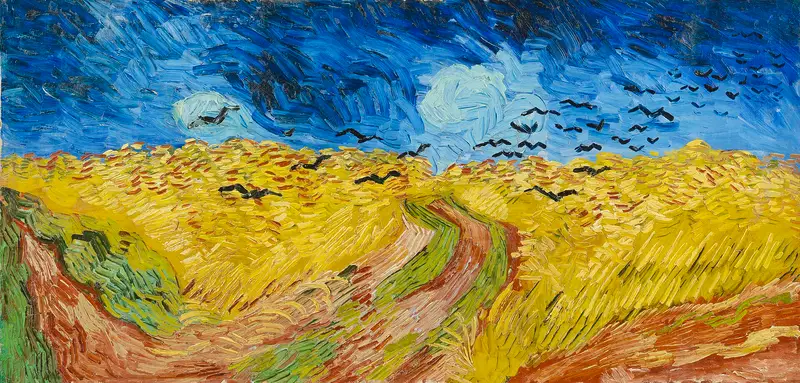 "Wheatfield with Crows" by Vincent van Gogh
