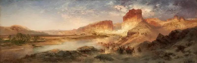 "Green River, Wyoming" by Thomas Moran