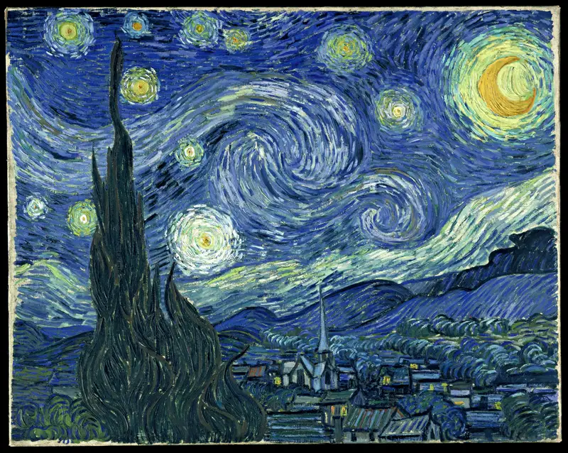 "The Starry Night" by Vincent van Gogh