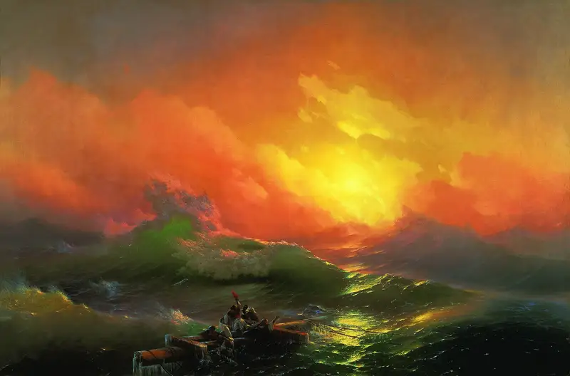 "The Ninth Wave" by Ivan Aivazovsky